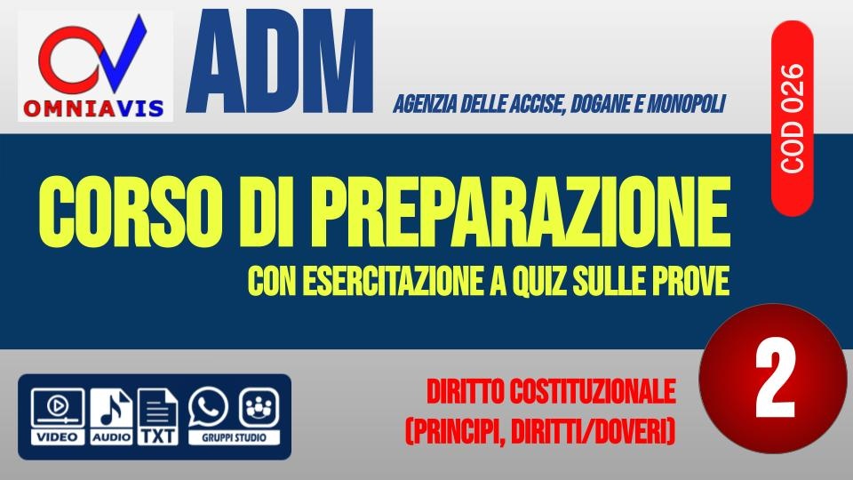 Diritto costituzionale (principi, diritti/doveri e approfondimenti) [3 ore formative] (CHIARELLI)