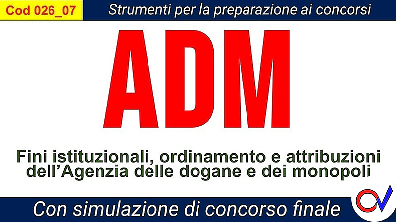 Fini istituzionali, ordinamento e attribuzioni dell’Agenzia delle dogane e dei monopoli (CHIARELLI)