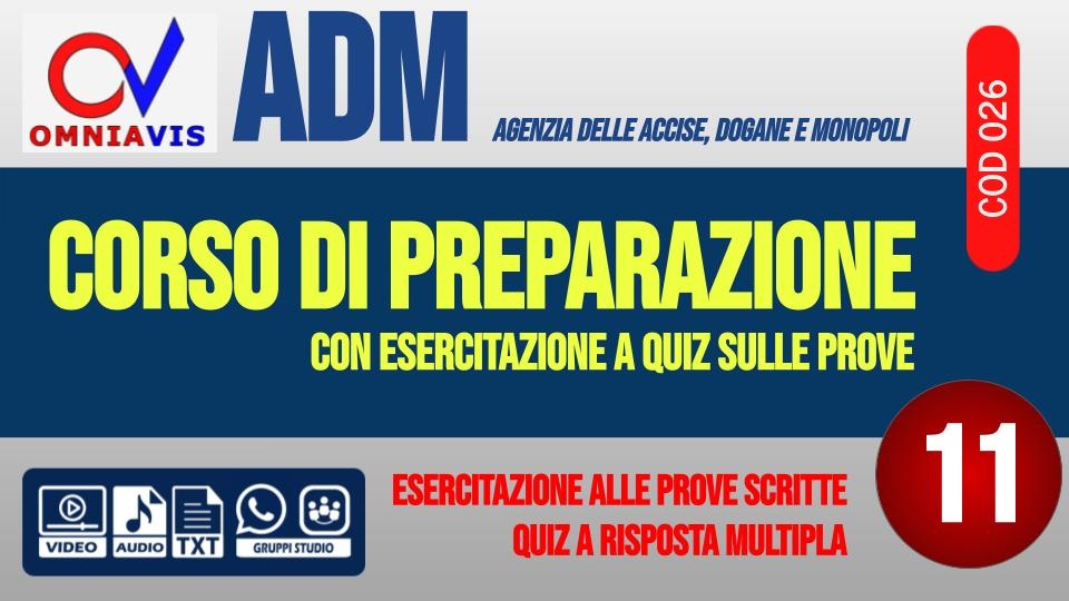 Esercitazione alle prove scritte (quiz e tracce) [4 ore formative] (CHIARELLI)