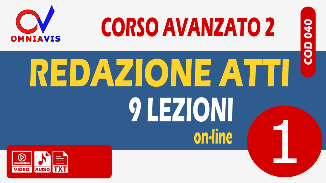 Lezione 1 - Atto e provvedimento amministrativo: elementi e struttura [2 ore formative] (CHIARELLI)
