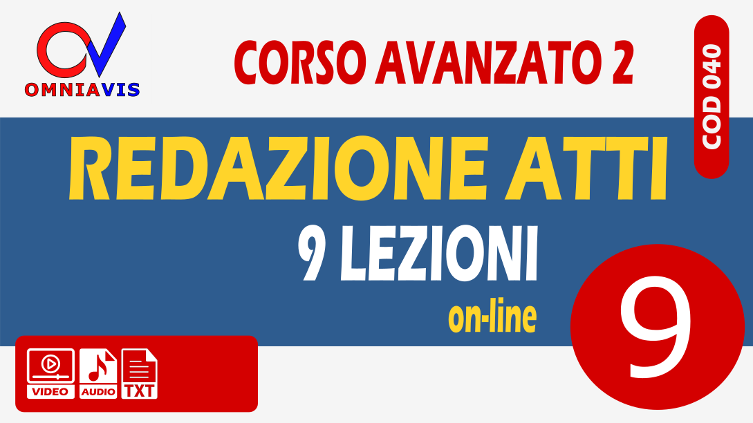 Lezione 9 - Tracce di prove di concorso (redazione degli atti) [2 ore formative] (CHIARELLI)