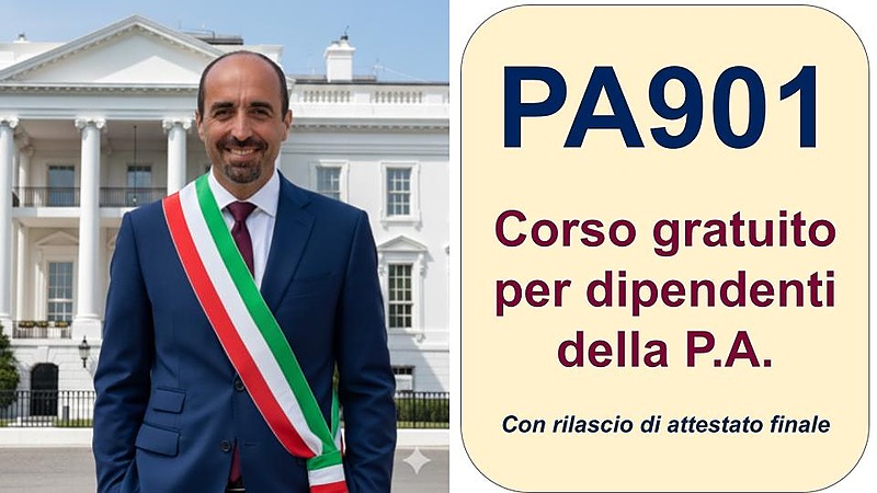 CORSO GRATUITO PER DIPENDENTI PUBBLICA AMMINISTRAZIONE