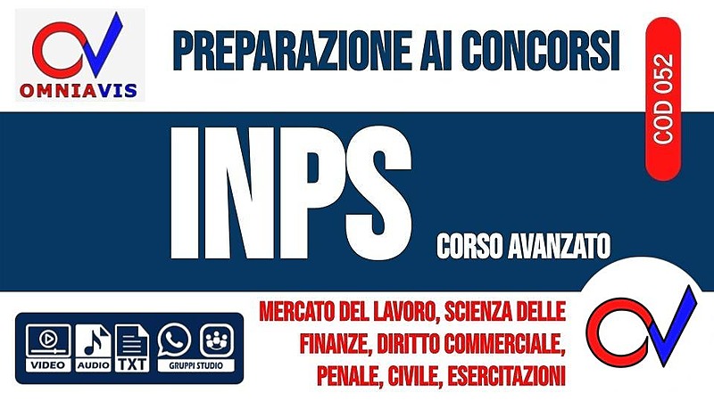 INPS - Corso di formazione (AVANZATO)