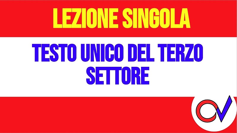 Testo Unico del Terzo Settore [3 ore formative] (CHIARELLI)