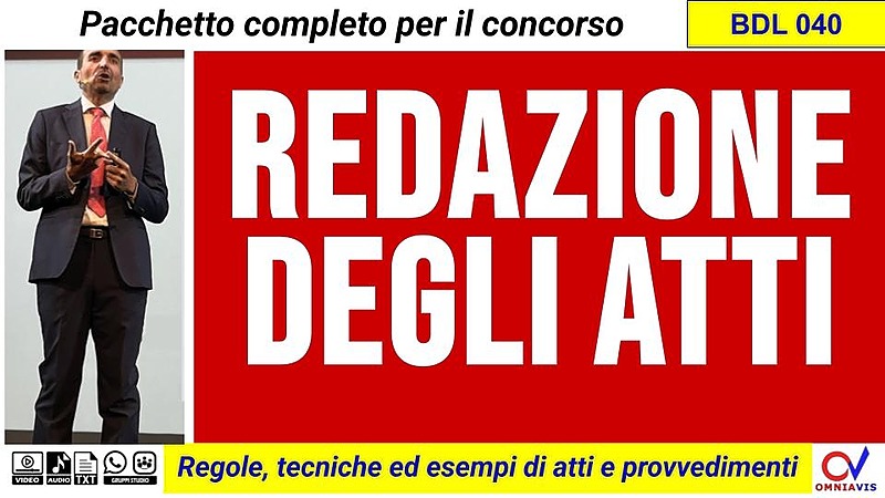 Redazione degli atti