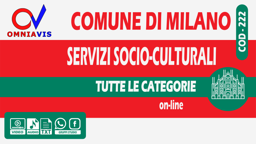 MILANO: Servizi socio-culturali