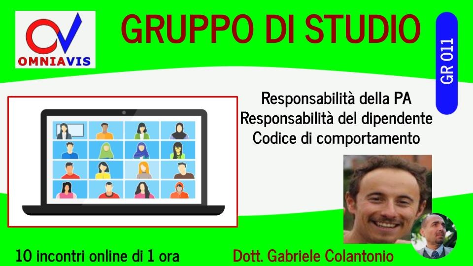 Gruppo di studio di Responsabilità del dipendente e della PA
