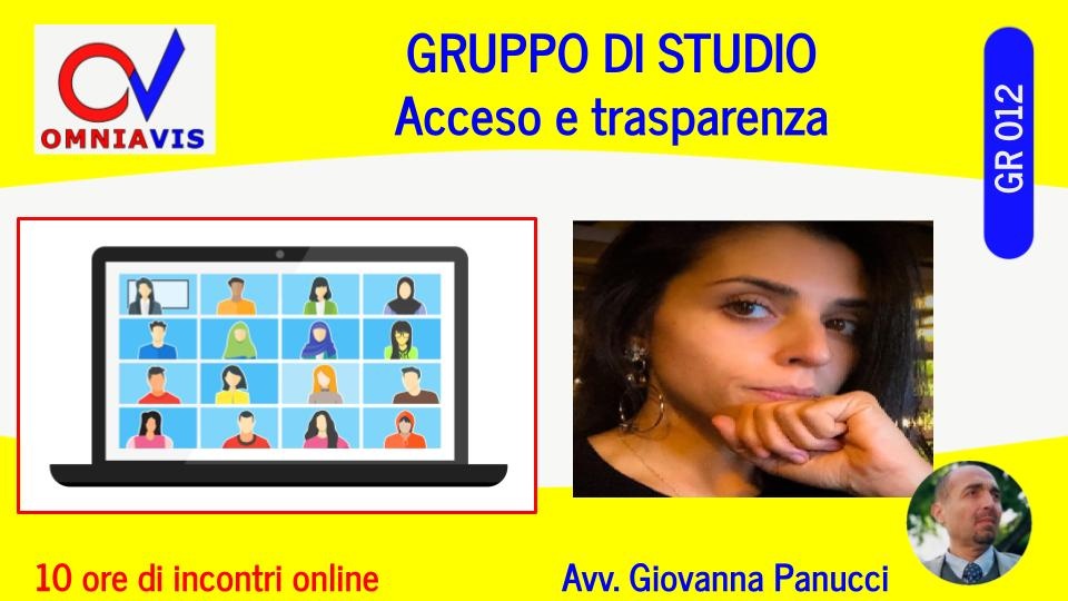 Gruppo di studio di Accesso agli atti, civico e trasparenza PA