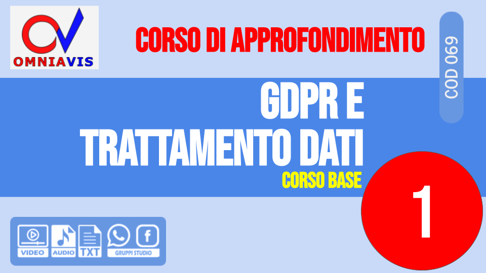 Lezione 1 - Fonti e principi della disciplina privacy [2 ore formative] (PANUCCI)