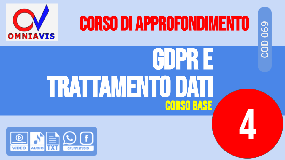 Lezione 4 - Sicurezza del trattamento: valutazione dei rischi e DPIA [2 ore formative] (PANUCCI)