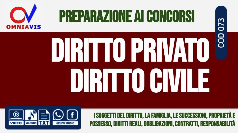 Elementi di Diritto privato - Diritto Civile