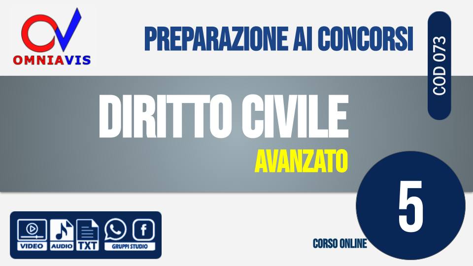 Lezione 5 - Diritti reali di godimento, comunione e condominio [1 ora formativa] (TEODORI)