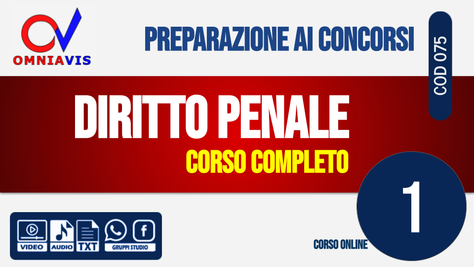 Lezione 1 - I principi del diritto penale (legalità, riserva di legge, trassatività, efficacia) [2 ore formative] (TEODORI)
