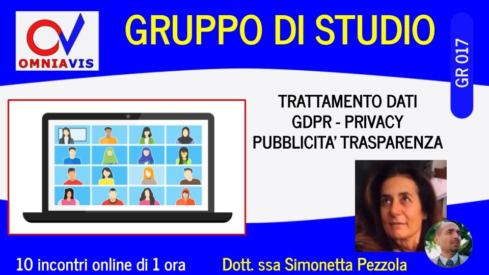 Gruppo di studio GDPR e protezione dati