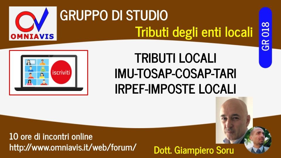 Gruppo di studio Tributi locali