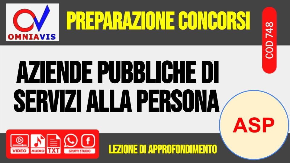 Azienda pubblica dei servizi alla persona (ASP): disciplina (CHIARELLI)
