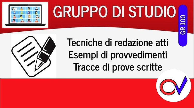 Gruppo di studio - Redazione atti