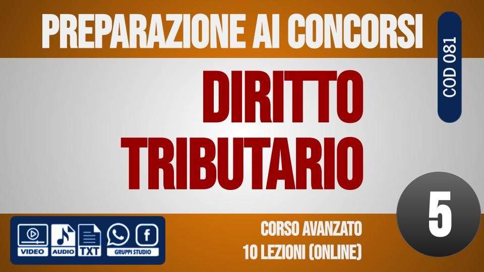 Lezione 5 - La tutela del contribuente: il contenzioso tributario [2 ore formative] (SORU)