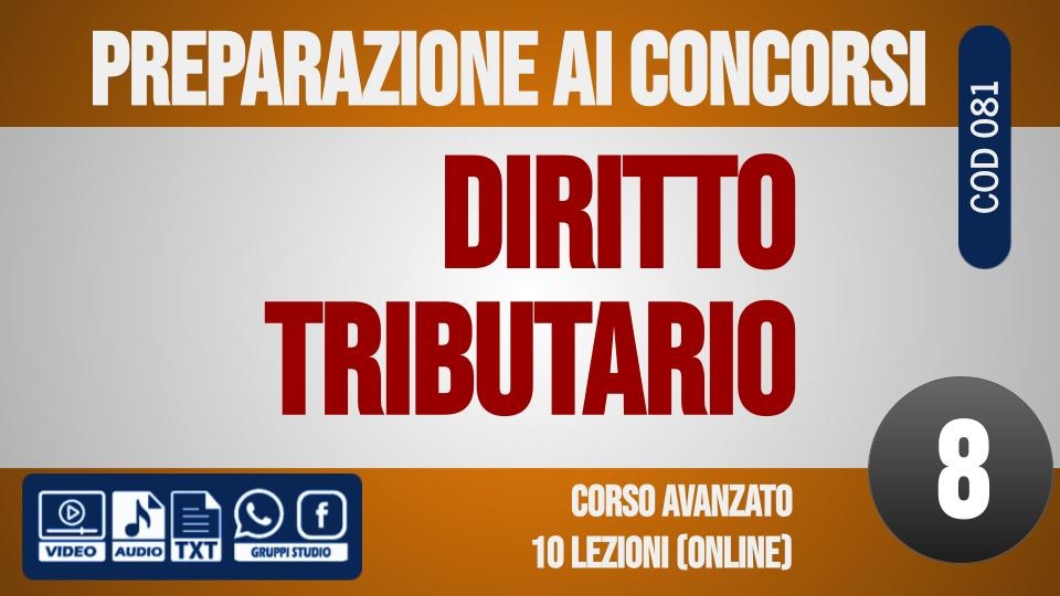 Lezione 8 - Le principali entrate tributarie dei Comuni (parte 1) [3 ore formative] (SORU)