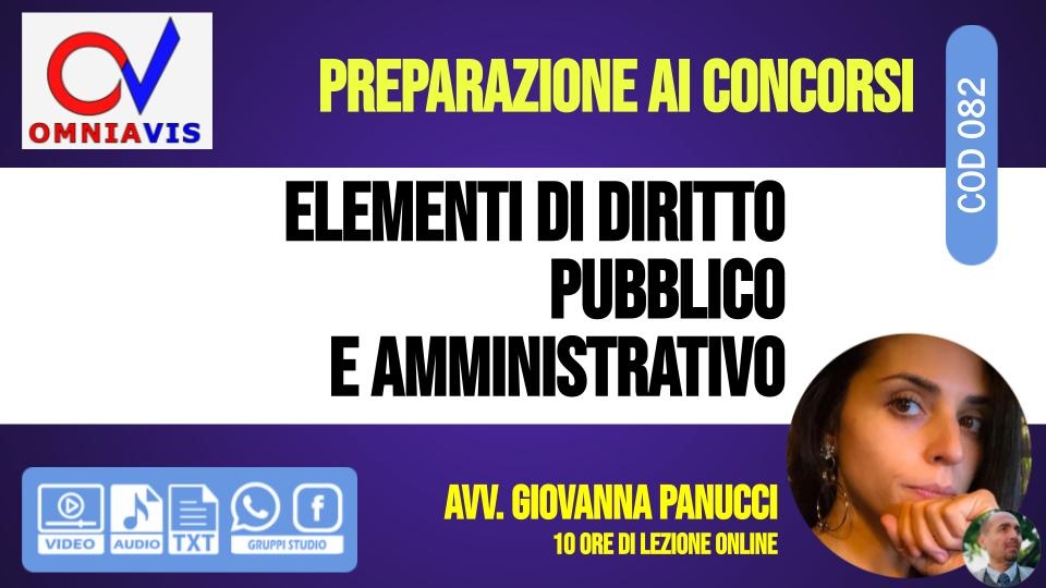 Elementi di Diritto Pubblico e Amministrativo