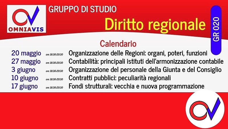 Gruppo di studio DIRITTO REGIONALE
