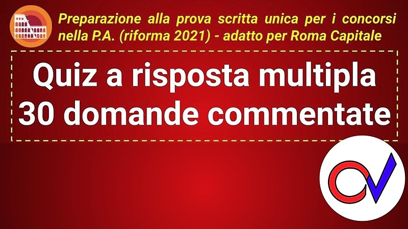 QUIZ: 30 quesiti di diritto analizzati e commentati