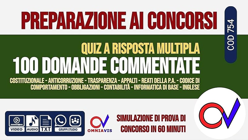 Quiz a risposta multipla  100 domande commentate (CHIARELLI)