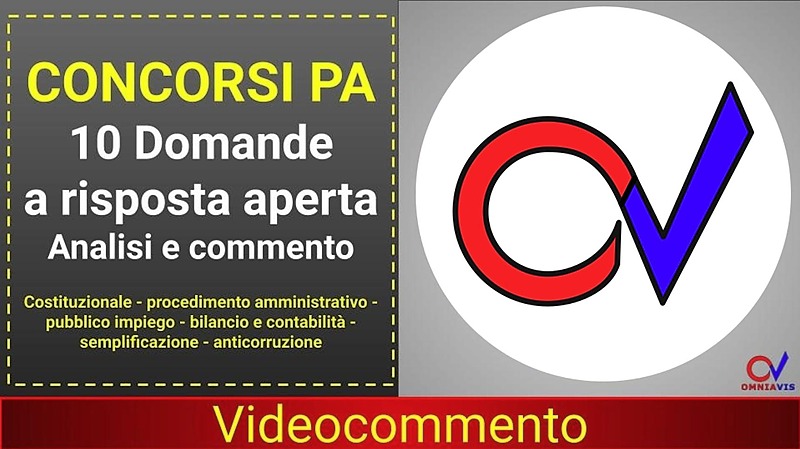 Domande a risposta aperta: analisi e commento