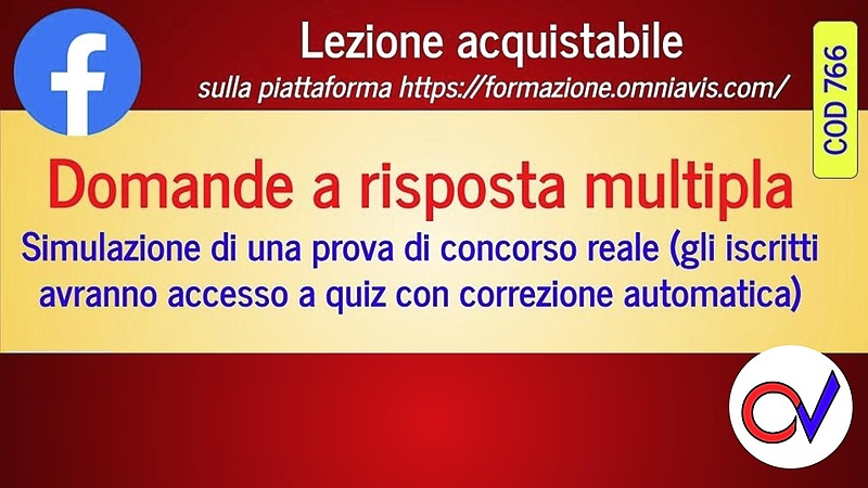 Simulazione di un concorso a quiz (30 domande)