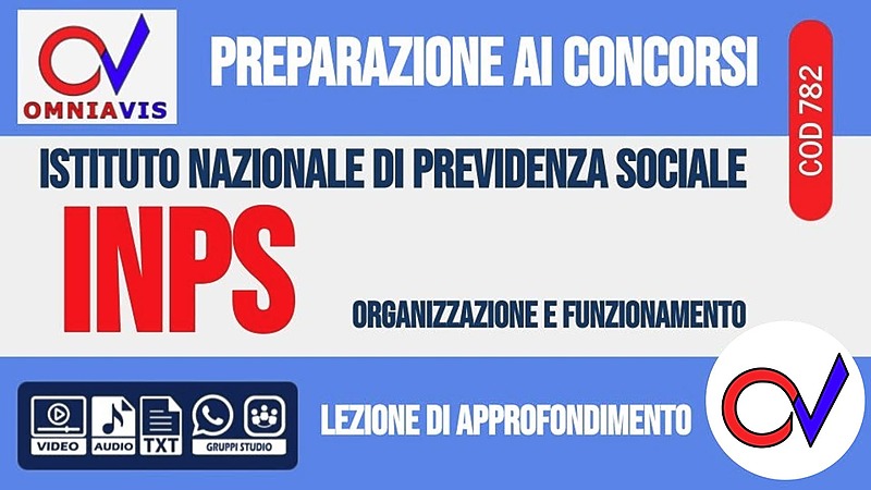 INPS: organizzazione e funzionamento [2 ore formative] (CHIARELLI)