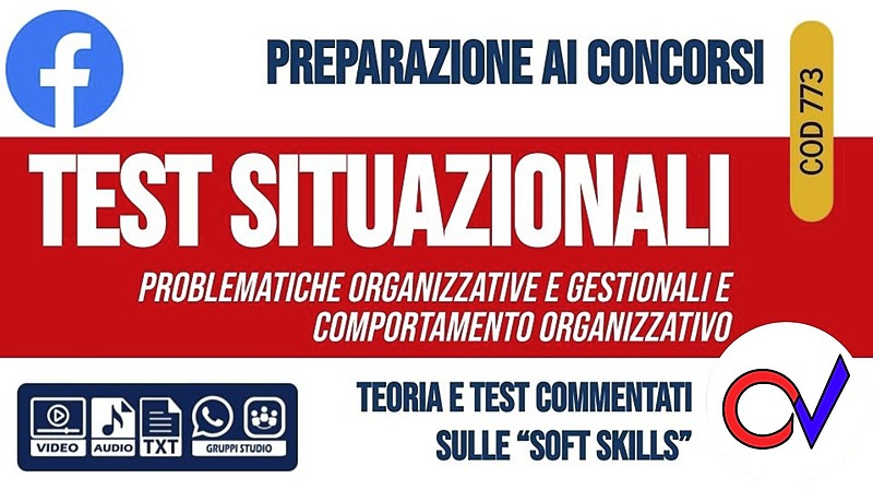 Test situazionali per concorsi pubblici (Problem solving - Soft skills) (CHIARELLI)