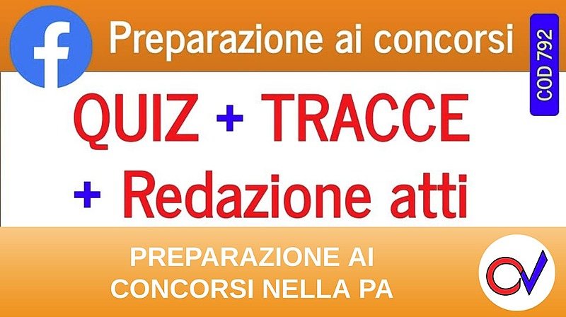 Prove di concorso (Quiz, tracce e redazione atti) commento
