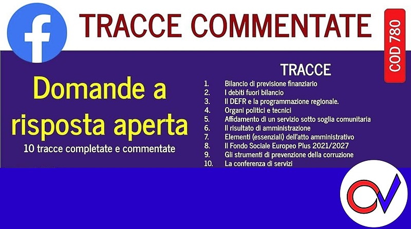 Domande a risposta aperta 10 tracce complete con svolgimento e commento
