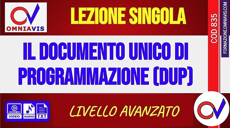 Il Documento Unico di Programmazione (DUP) (CHIARELLI-BIANCHINI)