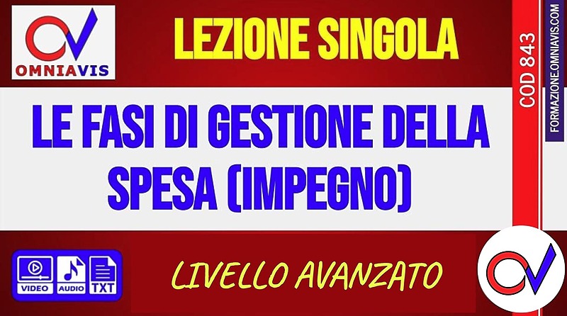 Le fasi di gestione della spesa (impegno) (CHIARELLI-BIANCHINI)