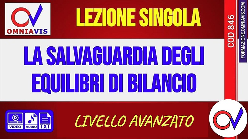 La salvaguardia degli equilibri di bilancio (CHIARELLI-BIANCHINI)