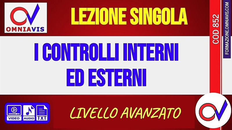 I controlli interni ed esterni (CHIARELLI-BIANCHINI)