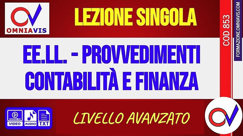Enti Locali: atti e provvedimenti in materia di contabilità e finanza (CHIARELLI-BIANCHINI)