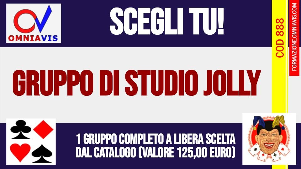 Gruppo di studio Jolly (a libera scelta) fra quelli in catalogo