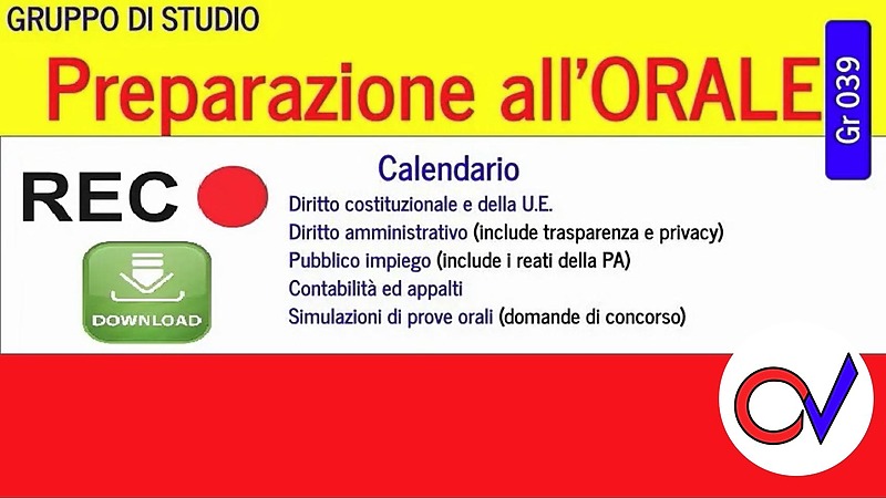 Gruppo di studio PROVA ORALE
