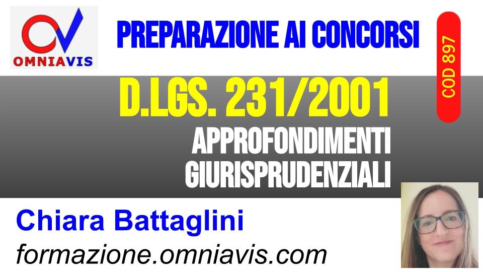 D.lgs. 231/2001: approfondimenti giurisprudenziali