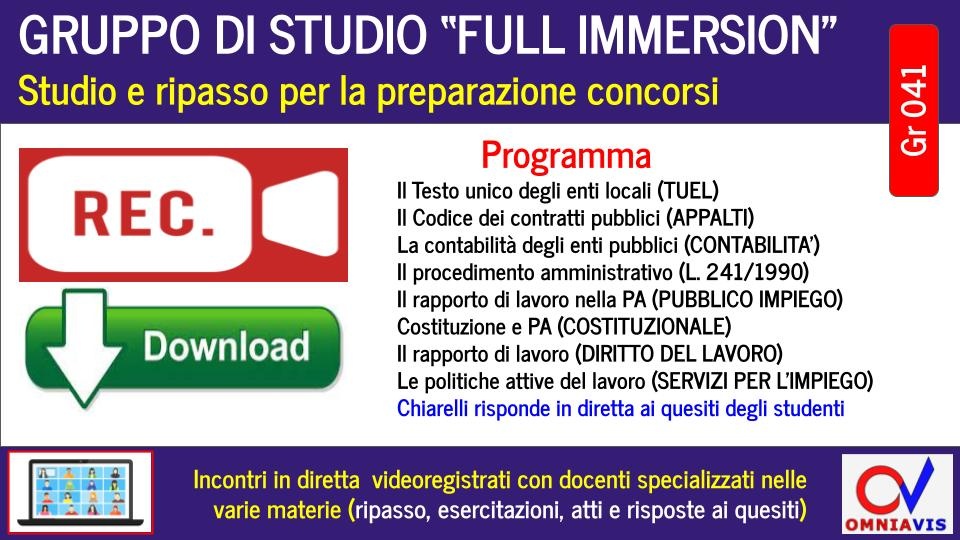 Gruppo di studio FULL IMMERSION