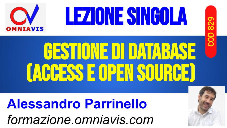 Gestione di database (access e open source) [2 ore formative] (PARRINELLO)
