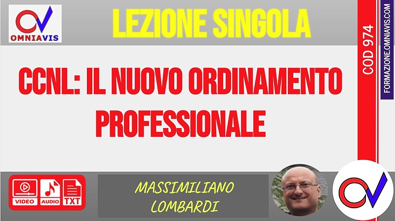 CCNL: il nuovo ordinamento professionale [1 ora formativa] (CHIARELLI-LOMBARDI)