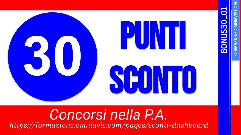 30 punti sconto