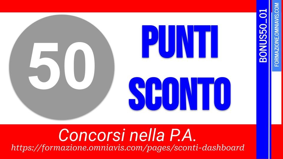 50 punti sconto