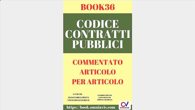 CODICE CONTRATTI PUBBLICI - Commentato articolo per articolo