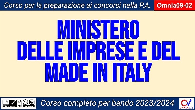 (MIMIT) Ministero delle Imprese e del Made in Italy