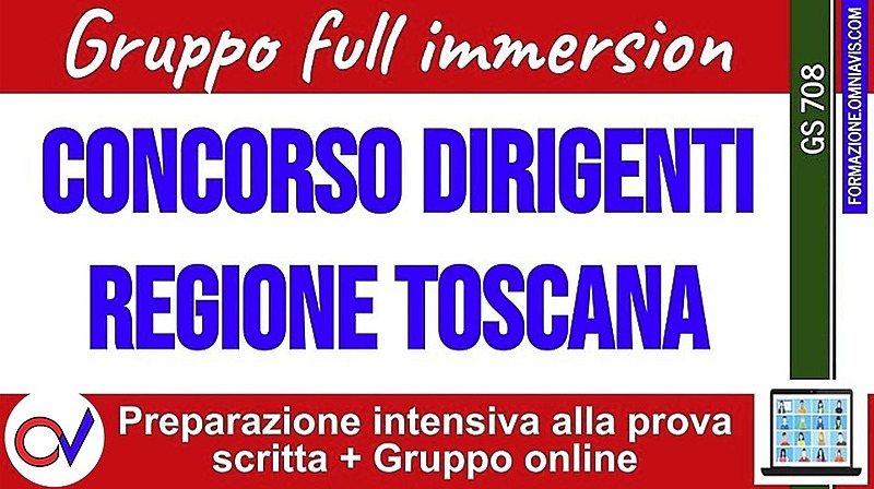 Gruppo di studio "DIRIGENTI REGIONE TOSCANA - preparazione prova scritta"
