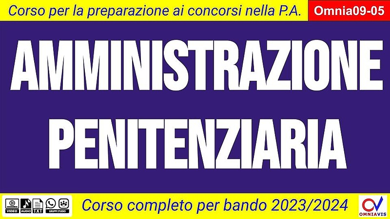 AMMINISTRAZIONE PENITENZIARIA